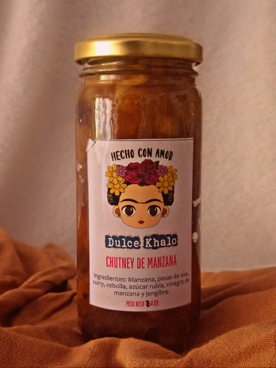 Chutney de manzana y pasas de uva