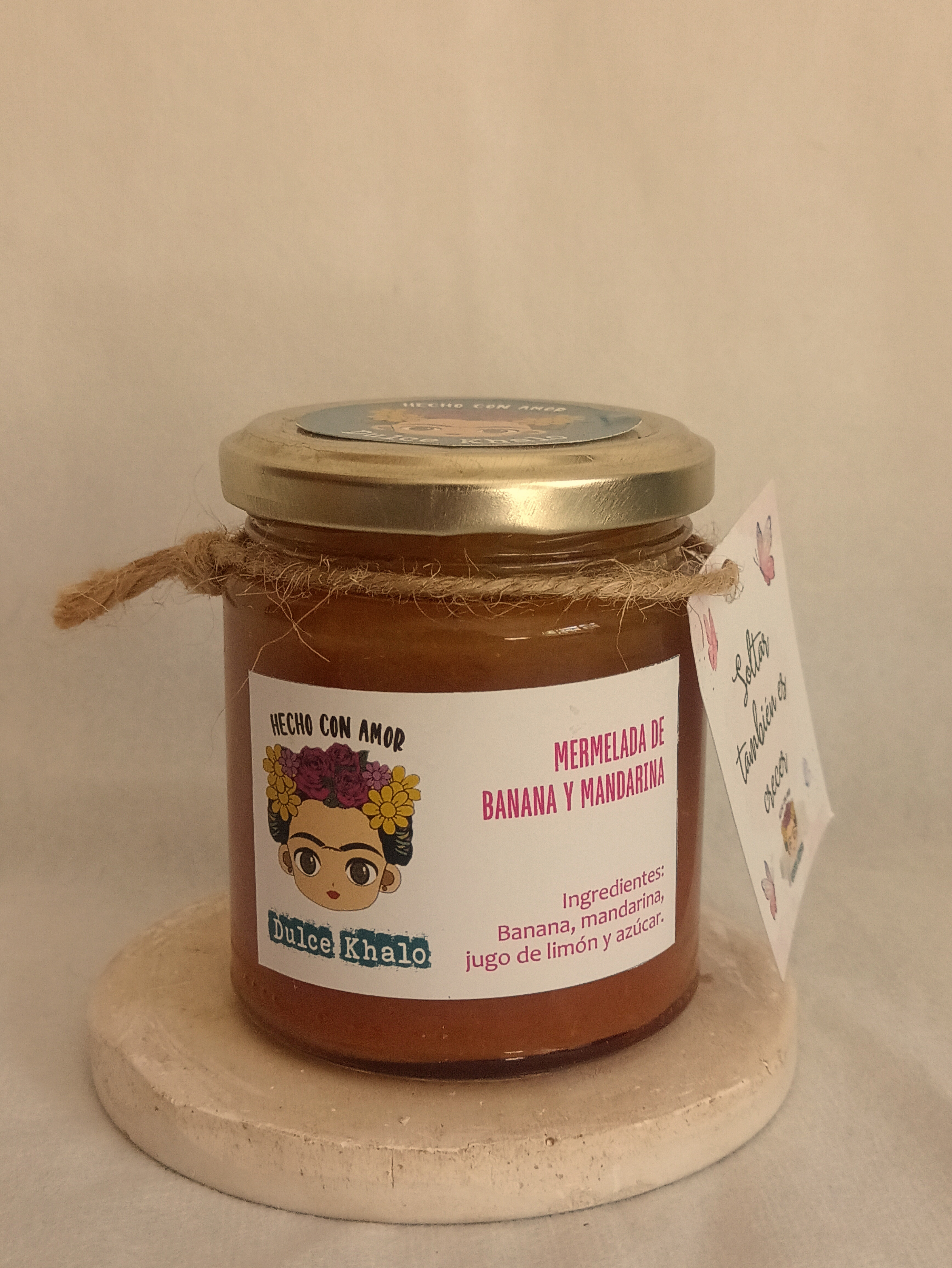 Mermelada de banana y mandarina